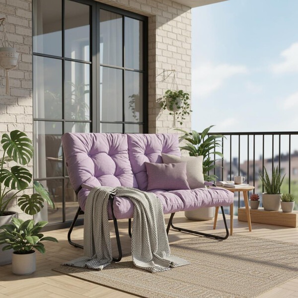 Диван Ergo/Эрго рогожка, VT Candy lavender фото № 12