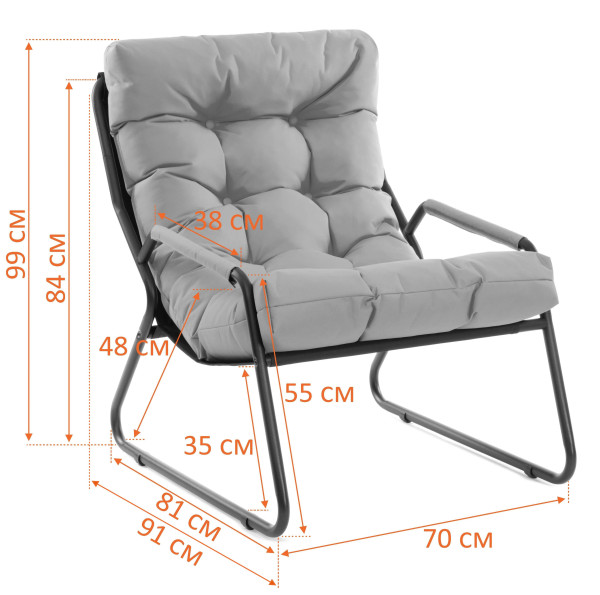 Кресло Ergo/Эрго рогожка, VT Candy lavender фото № 12