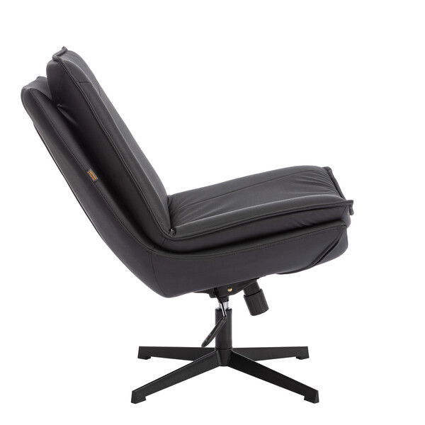 Кресло лаунж Cosmo экокожа, Sharp Чёрный фото № 3