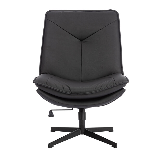 Кресло лаунж Cosmo экокожа, Sharp Чёрный фото № 6