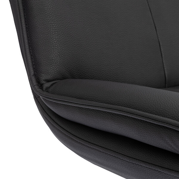 Кресло лаунж Cosmo экокожа, Sharp Чёрный фото № 8