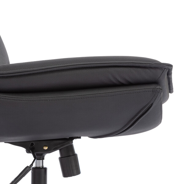 Кресло лаунж Cosmo экокожа, Sharp Чёрный фото № 12