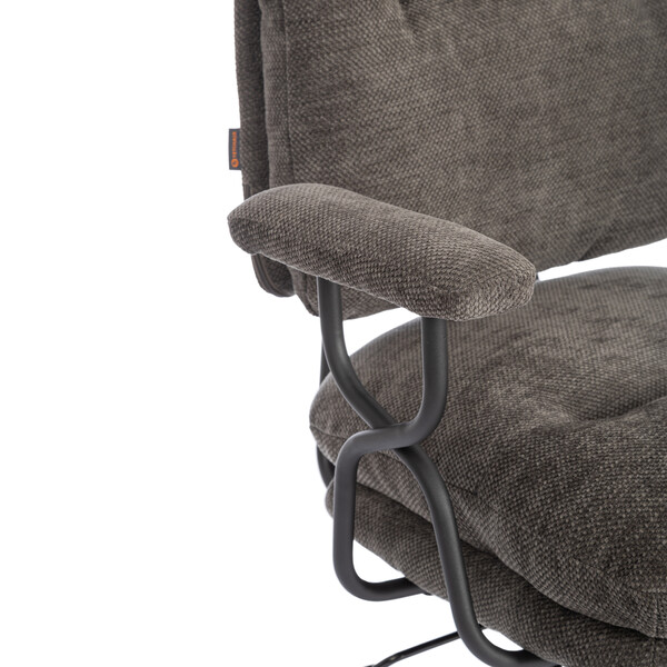 Кресло BUNNY ткань, серый фото № 10