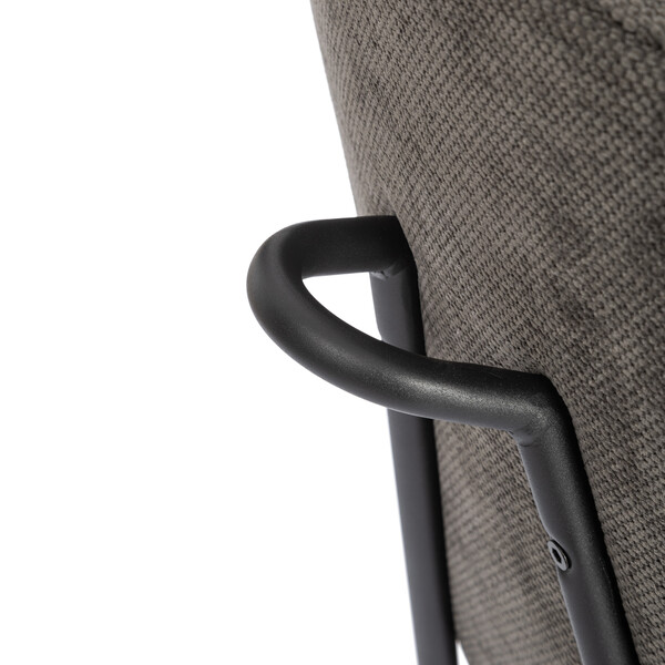 Кресло BUNNY ткань, серый фото № 14