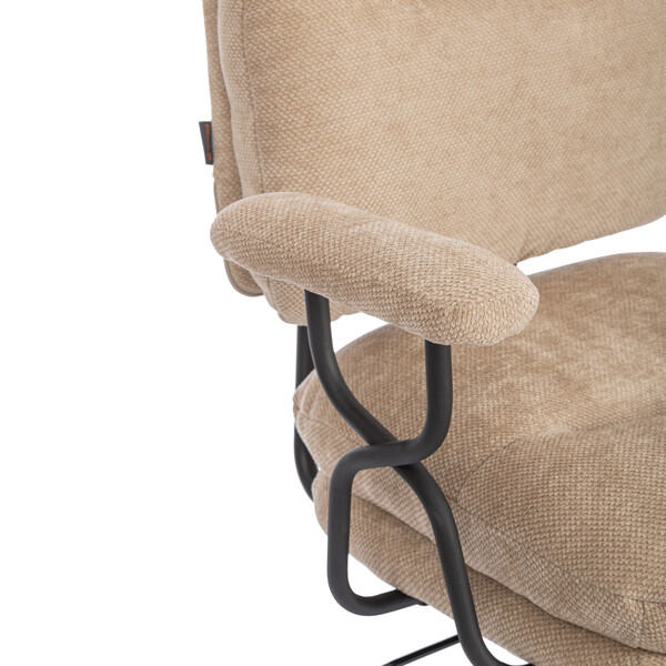 Кресло BUNNY ткань, бежевый фото № 10