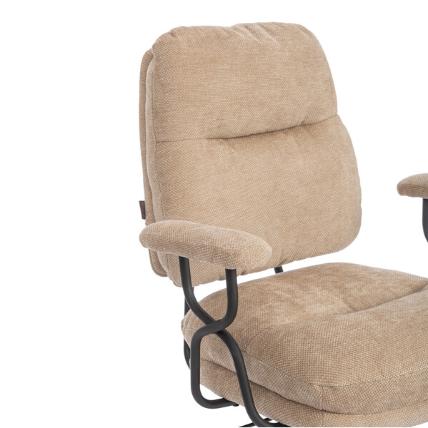 Кресло BUNNY ткань, бежевый фото № 12