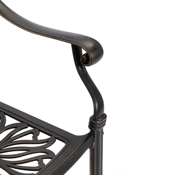 Комплект Secret De Maison Quartet/Квартет (стол +4 стула) алюминиевый сплав, бронза/bronze фото № 14