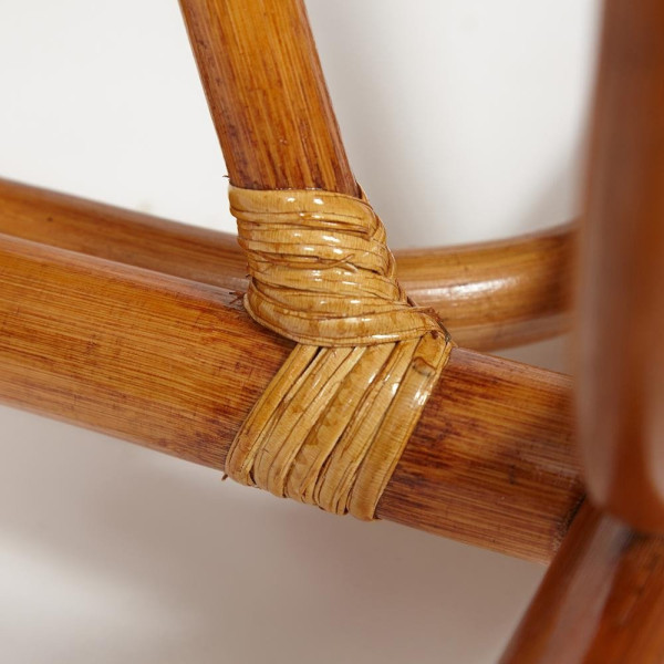 Кресло-качалка из натурального ротанга «Milano» ( без подушки) (Cognac (коньяк)) фото № 7