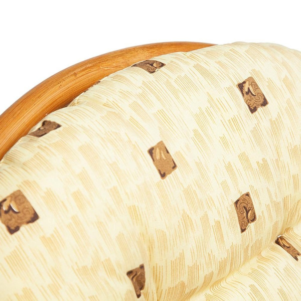 Кресло-качалка из ротанга «Флорес» (Flores 5005) + Подушка (Мёд) фото № 5