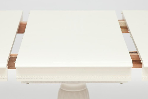 Стол обеденный раскладной белый «Леонардо» (Leonardo) (Белый) фото № 7