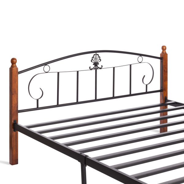 Металлическая двуспальная кровать Румба (Rumba) AT-203 (металлический каркас) + металлическое основание(160см x 200см) фото № 6