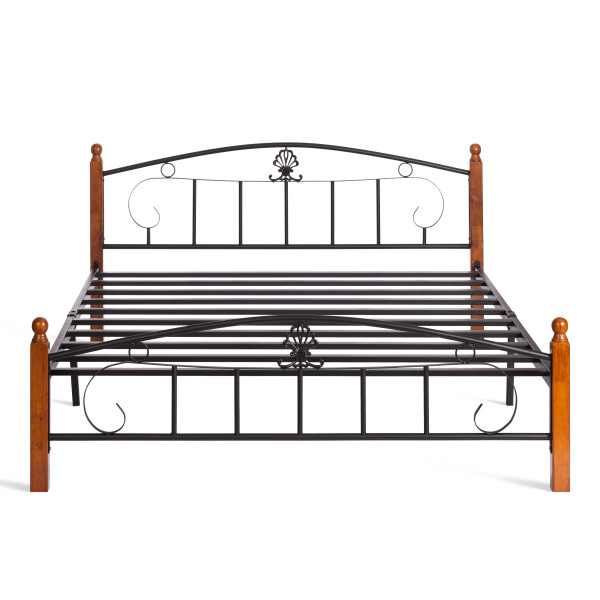 Металлическая двуспальная кровать Румба (Rumba) AT-203 (металлический каркас) + металлическое основание(160см x 200см) фото № 5