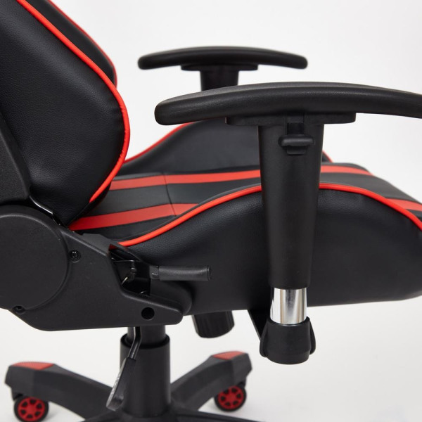 Кресло компьютерное «Айкар» (ICAR) (Чёрно-красная искусственная кожа) фото № 26