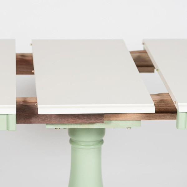 Стол раскладной «Solerno» (ME-T4EX) (Ivory white (слоновая кость)/фисташковый) фото № 2