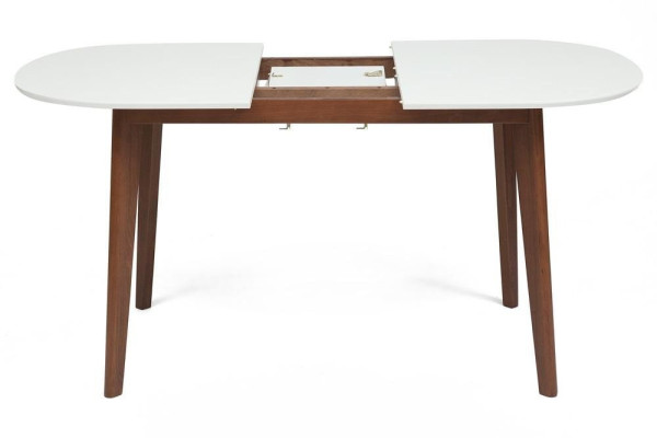 Стол обеденный раскладной «Боско» (Bosco Brown) (коричневый+белый) фото № 2