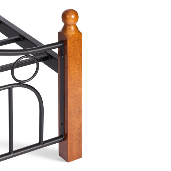 Металлическая кровать AT 808 (металлический каркас) + металлическое основание (90см x 200см) фото № 16