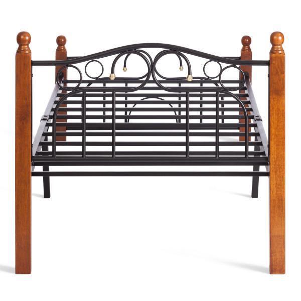 Металлическая кровать AT 808 (металлический каркас) + металлическое основание (90см x 200см) фото № 4