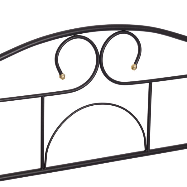 Металлическая кровать AT 808 (металлический каркас) + металлическое основание (160см x 200см) фото № 14