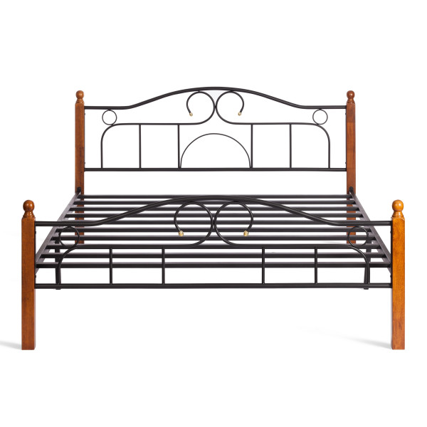 Металлическая кровать AT 808 (металлический каркас) + металлическое основание (160см x 200см) фото № 4