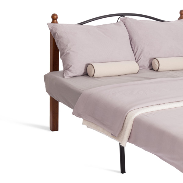 Кровать кованая AT 803 (металлический каркас) + основание (120см x 200см) фото № 8