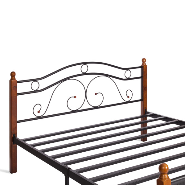 Кровать кованая AT 803 (металлический каркас) + основание (160см x 200см) фото № 7