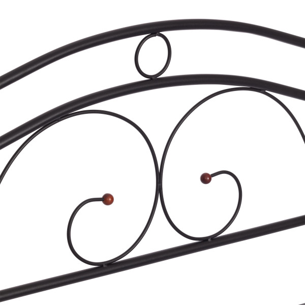 Кровать кованая AT 803 (металлический каркас) + основание (160см x 200см) фото № 9