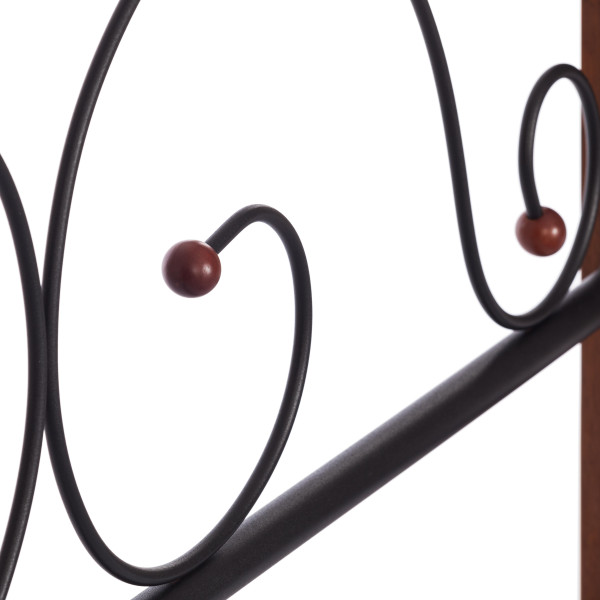 Кровать кованая AT 803 (металлический каркас) + основание (160см x 200см) фото № 15