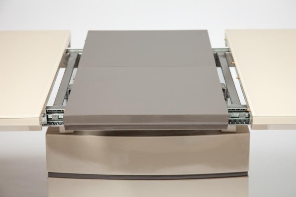 Стол раскладной «Wolf» (mod. 8053-2) (слоновая кость/латте, 140/180x80x76см) фото № 3