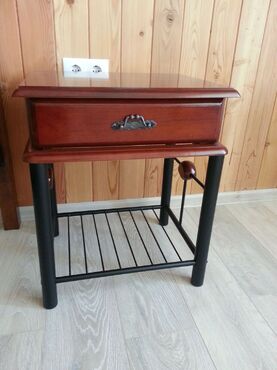 Тумба прикроватная AT-300 (Красный дуб) в Ростове-на-Дону фото покупателя №2