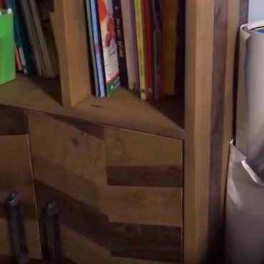 Шкаф книжный Secret De Maison «Largo» (Ларго) (mod. LAR L02-70) (Brown recycled) в Ростове-на-Дону фото покупателя №1