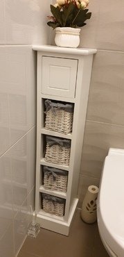 Тумба с 4 корзинами и ящиком Secret De Maison «Floral 5» (mod. HX16-002NS) (Белый) в Ростове-на-Дону фото покупателя №1