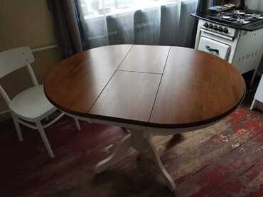 Стол «Navarrese» (mod. E-R36R+12AV NMO-2A) (дуб+кремовый) в Ростове-на-Дону фото покупателя №1